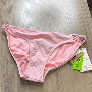 NWTs Volcom medium - Light Pink Bikini Bottom - eco friendly fabric